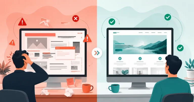 Website design mistakes